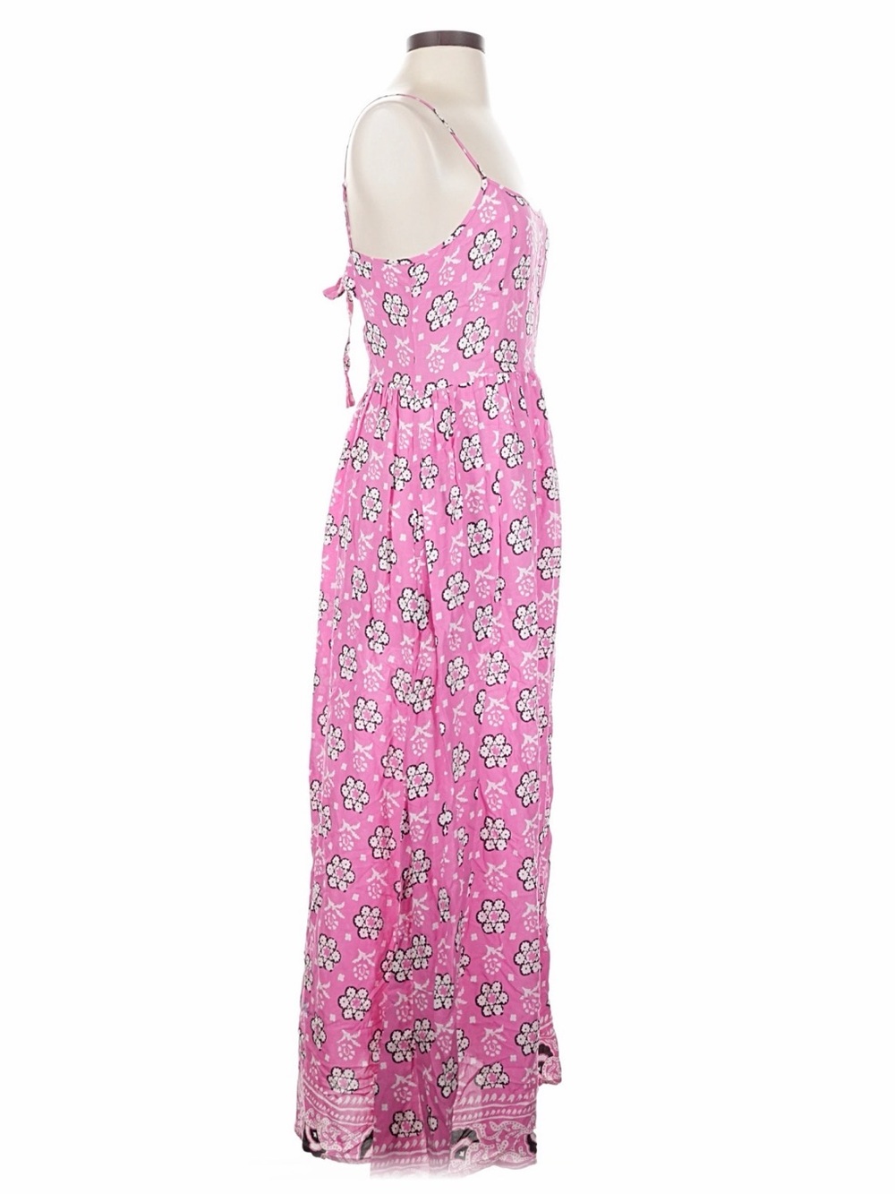 Aerie small open back Pink Floral Maxi Sundress - Picture 3 of 9